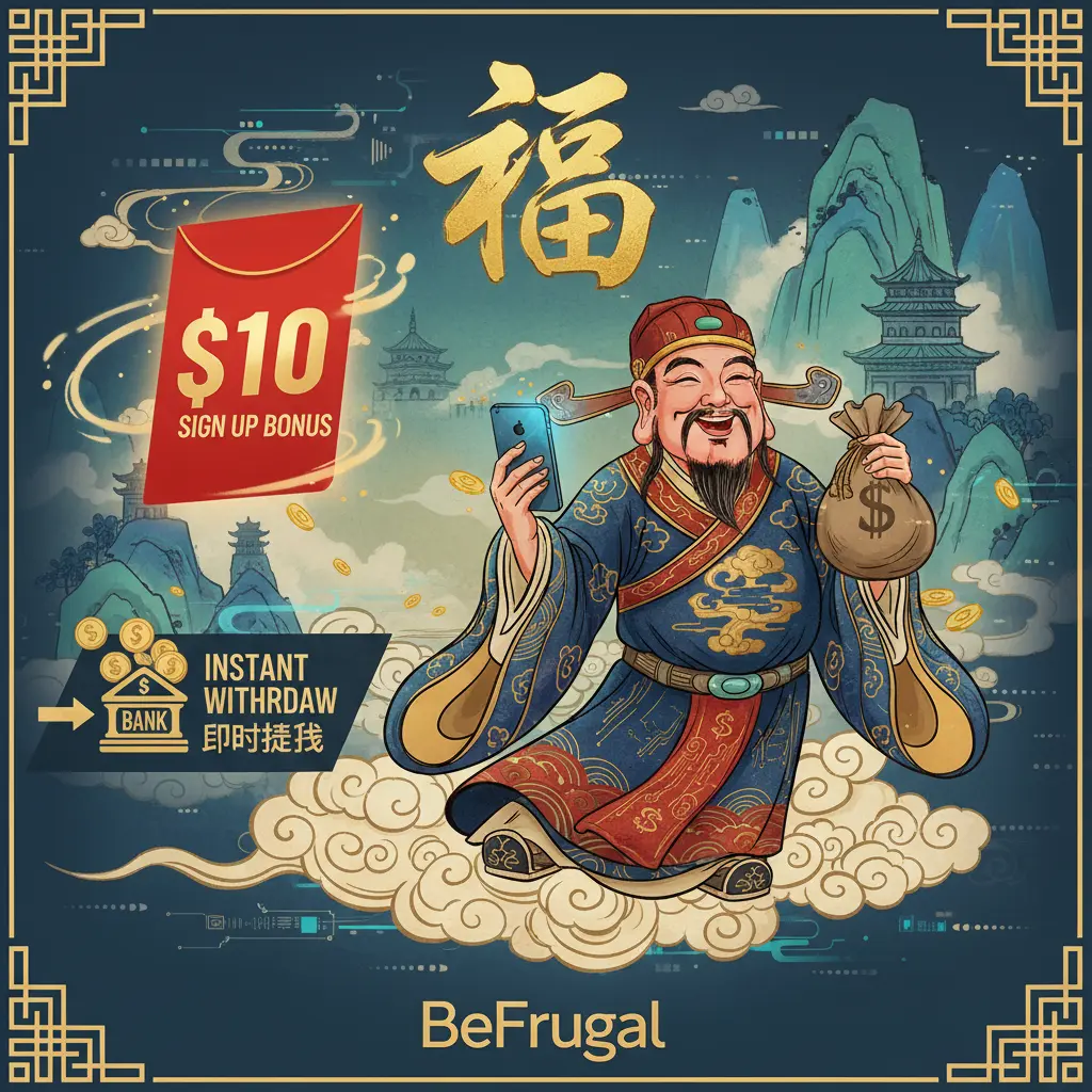 $10 sign up bonus instant withdraw - BeFrugal